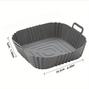 1pc of 16cm silicone air fryer oven baking plate pizza fried chicken silicone ba
