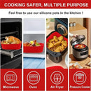 1pc of 16cm silicone air fryer oven baking plate pizza fried chicken silicone ba